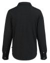 Texas Tech Red Raiders College Vault Cutter & Buck Advantage Recycled Cotton-Blend Pique Womens Long Sleeve Button Down Shirt Black Mannequin Back Thumbnail Image