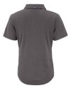 Texas Tech Red Raiders College Vault Cutter & Buck Forge Recycled Four-Way Stretch Womens Polo Dark Black Heather Mannequin Back Thumbnail Image