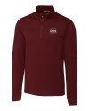 Mississippi State Bulldogs Cutter & Buck Advantage Mens Zip Mock Bordeaux Mannequin Thumbnail Image