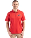 Philadelphia Eagles Americana - Cutter & Buck Coastline Recycled Double Peached Mens Polo Red Front Thumbnail Image