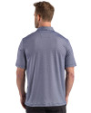 St. Louis Cardinals Stars & Stripes Cutter & Buck Pike Recycled Lattice Print Mens Big & Tall Polo Navy Blue Back Thumbnail Image