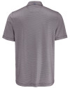 Tampa Bay Rays Cooperstown Cutter & Buck Pike Recycled Lattice Print Mens Big & Tall Polo Black Mannequin Back Thumbnail Image