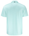Tampa Bay Rays Mono Cutter & Buck Pike Recycled Lattice Print Mens Polo Fresh Mint Mannequin Back Thumbnail Image