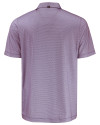 Tampa Bay Rays City Connect Cutter & Buck Pike Recycled Lattice Print Mens Polo College Purple Mannequin Back Thumbnail Image