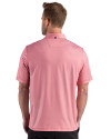 Miami Marlins Stars & Stripes Cutter & Buck Pike Recycled Lattice Print Mens Polo Red Back Thumbnail Image