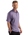 Arizona Diamondbacks Cooperstown Cutter & Buck Pike Recycled Lattice Print Mens Polo College Purple Side Thumbnail Image
