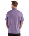 Arizona Diamondbacks Cooperstown Cutter & Buck Pike Recycled Lattice Print Mens Polo College Purple Back Thumbnail Image