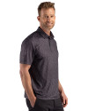 San Francisco Giants Mono Cutter & Buck Pike Recycled Fern Print Mens Polo Black Side Thumbnail Image