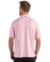 St. Louis Cardinals Stars & Stripes Cutter & Buck Pike Recycled Fern Print Mens Polo Red Back Thumbnail Image