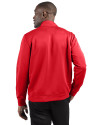 Ellsworth Clique Lift Solution-dyed Performance Unisex Half Zip Sweatshirt Red Back Thumbnail Image