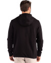 View image 3: Ellsworth Clique Haven Recycled Mens Full Zip Hooded Sweatshirt Black Back