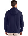 View image 6: Ellsworth Clique Haven Recycled Mens Full Zip Hooded Sweatshirt Dark Navy Back