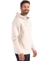Ellsworth Clique Haven Recycled Mens Full Zip Hooded Sweatshirt Fog Side Thumbnail Image