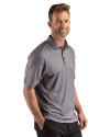 Atlanta United FC - Cutter & Buck Pike Recycled Lattice Print Mens Polo Black Side Thumbnail Image