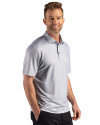 Atlanta United FC - Cutter & Buck Pike Recycled Lattice Print Mens Polo Elemental Grey Side Thumbnail Image