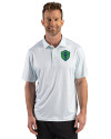 Seattle Sounders FC Cutter & Buck Pike Recycled Fern Print Mens Polo Fresh Mint Front Thumbnail Image
