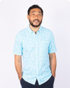 Reach Oxford Print Button Front S/S SUB PRO_HG 2 Thumbnail Image