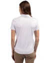 Texas Tech Red Raiders College Vault Cutter & Buck Prospect Recycled Featherlight Stretch Womens Polo White Back Thumbnail Image