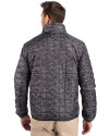Texas Tech Red Raiders Cutter & Buck Rainier Recycled Insulated Printed Puffer Mens Full Zip Jacket Black Back Thumbnail Image