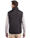 Texas Tech Red Raiders Alumni Cutter & Buck Rainier Recycled Insulated Puffer Mens Full Zip Vest Black Back Thumbnail Image