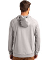 Texas Tech Red Raiders Alumni Cutter & Buck Adapt Recycled Soft Knit Stretch Mens Heathered Hooded Pullover Polished Heather Back Thumbnail Image