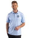 Tennessee Titans -  Cutter & Buck Pike Recycled Lattice Print Mens Polo Atlas Light Blue Front Thumbnail Image
