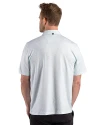 Las Vegas Raiders Mono Cutter & Buck Pike Recycled Fern Print Mens Polo Fresh Mint Back Thumbnail Image