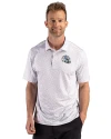 Tennessee Titans NFL Helmet -  Cutter & Buck Pike Recycled Fern Print Mens Polo Polished Medium Gray Front Thumbnail Image