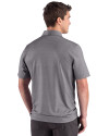 Central Missouri Mules Cutter & Buck Pike Recycled Lattice Print Mens Big & Tall Polo Black Back Thumbnail Image