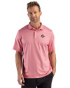 San Diego State Aztecs Cutter & Buck Pike Recycled Lattice Print Mens Big & Tall Polo Red Front Thumbnail Image