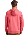 Oklahoma Sooners 2026 NCAA Mens Baseball College World Series Champions Cutter & Buck Adapt Recycled Soft Knit Stretch Mens Heathered Hooded Pullover Cardinal Red Heather Back Thumbnail Image