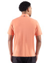 Cutter & Buck Virtue Recycled Heathered Featherlight Pique Mens Pocket Polo College Orange Heather Back Thumbnail Image