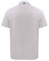 Cutter & Buck Virtue Recycled Heathered Featherlight Pique Mens Pocket Polo Polished Heather Mannequin Back Thumbnail Image