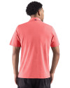 Cutter & Buck Virtue Recycled Heathered Featherlight Pique Mens Pocket Polo Red Heather Back Thumbnail Image