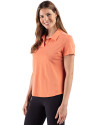 Cutter & Buck Virtue Recycled Heathered Featherlight Pique Womens Polo College Orange Heather Side Thumbnail Image