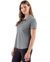 Cutter & Buck Virtue Recycled Heathered Featherlight Pique Womens Polo Hunter Heather Side Thumbnail Image
