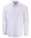 View image 23: Cutter & Buck Skyline Windowpane Recycled Long Sleeve Button Down Mens Dress Shirt Red Mannequin
