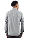 Cutter & Buck Skyline End on End Recycled Long Sleeve Mens Dress Shirt  Black Back Thumbnail Image