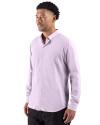Cutter & Buck Skyline End on End Recycled Long Sleeve Mens Dress Shirt  College Purple Side Thumbnail Image