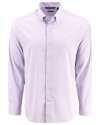 Cutter & Buck Skyline End on End Recycled Long Sleeve Mens Dress Shirt  College Purple Mannequin Thumbnail Image