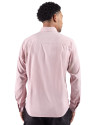 Cutter & Buck Skyline End on End Recycled Long Sleeve Mens Dress Shirt  Red Back Thumbnail Image