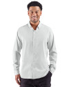 Cutter & Buck Skyline End on End Recycled Long Sleeve Mens Dress Shirt  Solitare Front Thumbnail Image