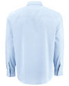 Cutter & Buck Skyline End on End Recycled Long Sleeve Mens Dress Shirt  Tour Blue Mannequin Back Thumbnail Image