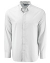 Cutter & Buck Skyline End on End Recycled Long Sleeve Mens Big & Tall Dress Shirt  Solitare Mannequin Thumbnail Image