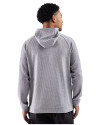 View image 7: Cutter & Buck Drift Epic Versatility Recycled Textured Knit Mens Big & Tall Hooded Pullover CONCRETE Back