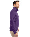 Northwestern Wildcats- Cutter & Buck Mainsail Sweater-Knit Mens Full Zip Jacket College Purple Heather Side Thumbnail Image