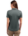 Northwestern Wildcats- Cutter & Buck Prospect Recycled Featherlight Stretch Womens Polo Elemental Grey Back Thumbnail Image