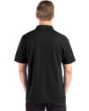 Northwestern Wildcats- Cutter & Buck Advantage Refresh Recycled Cotton-Blend Pique Mens Big & Tall Polo Black Back Thumbnail Image