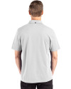 Northwestern Wildcats- Cutter & Buck Advantage Refresh Recycled Cotton-Blend Pique Mens Big & Tall Polo CONCRETE Back Thumbnail Image