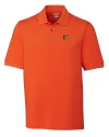 Baltimore Orioles Cutter & Buck Advantage Eco Tri-Blend Pique Mens Big and Tall Polo College Orange Mannequin Thumbnail Image